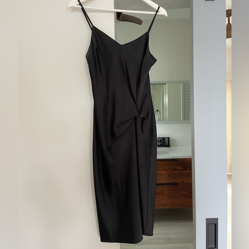 Glam little black dress